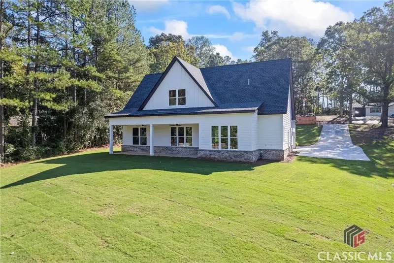 Lake-country craftsman, Buford, GA: exterior rear
