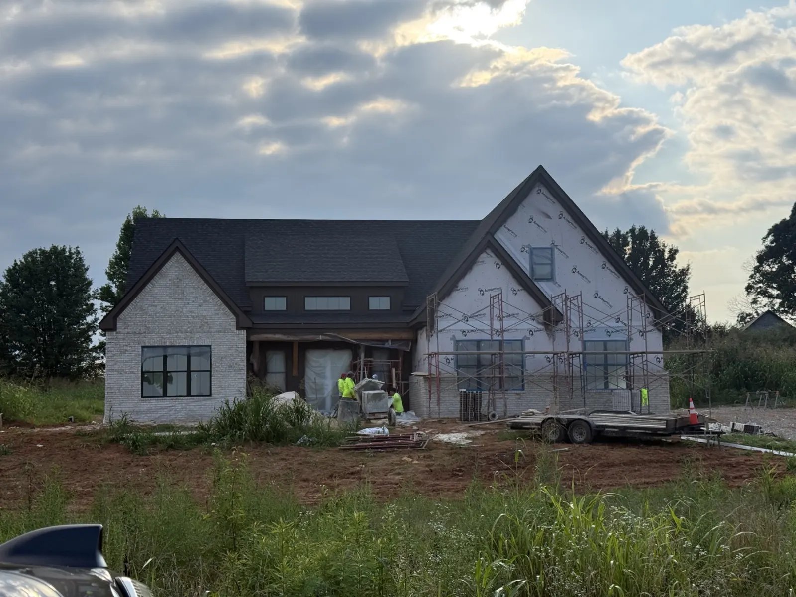 Modern farmhouse on one acre, Cumming, GA: exterior