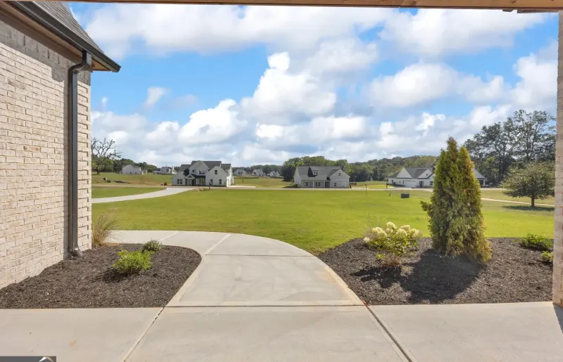 Modern farmhouse on one acre, Cumming, GA: exterior rear